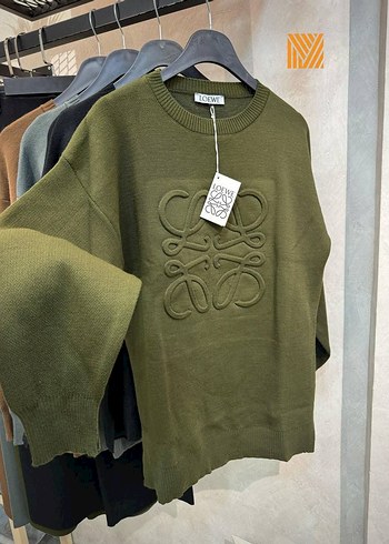 Loewe Uzun Kollu Nakisli Erkek Triko Kazak