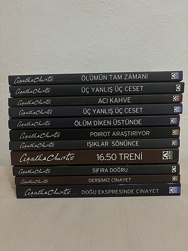 Agathha christie kitap satış