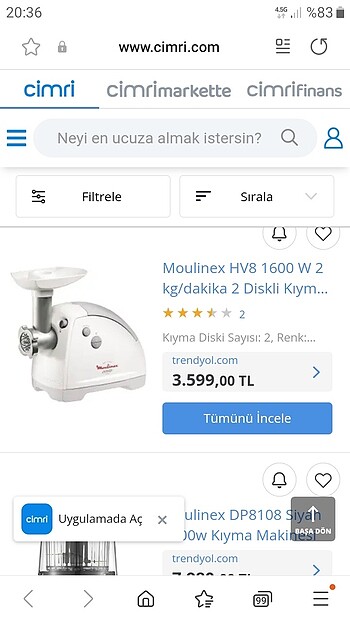 Moulinex Kıyma Makinesi