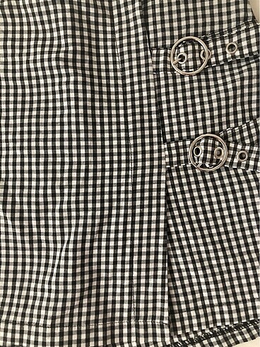34 Beden Trendyolmilla pötikareli şort etek