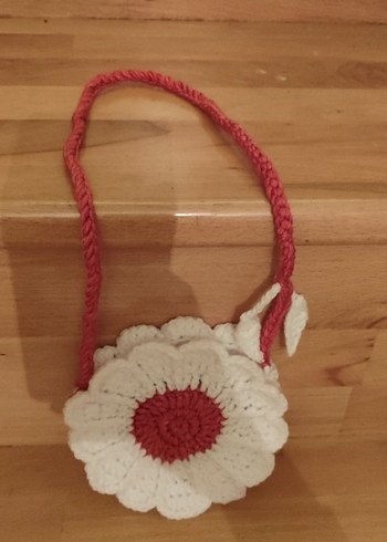 Çiçek Desenli Beyaz Bebek çanta - Görsel 2