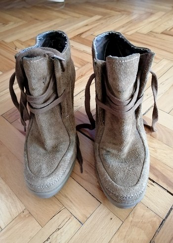 Nine West NineWest Süet Topuklu Bot
