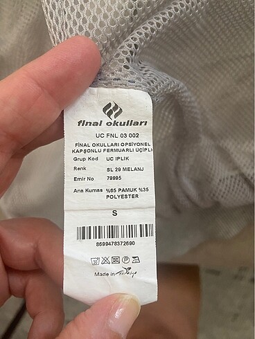 s Beden Final koleji sweatshirt