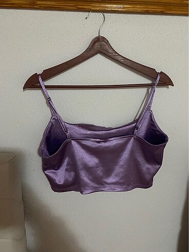 h&m crop lila