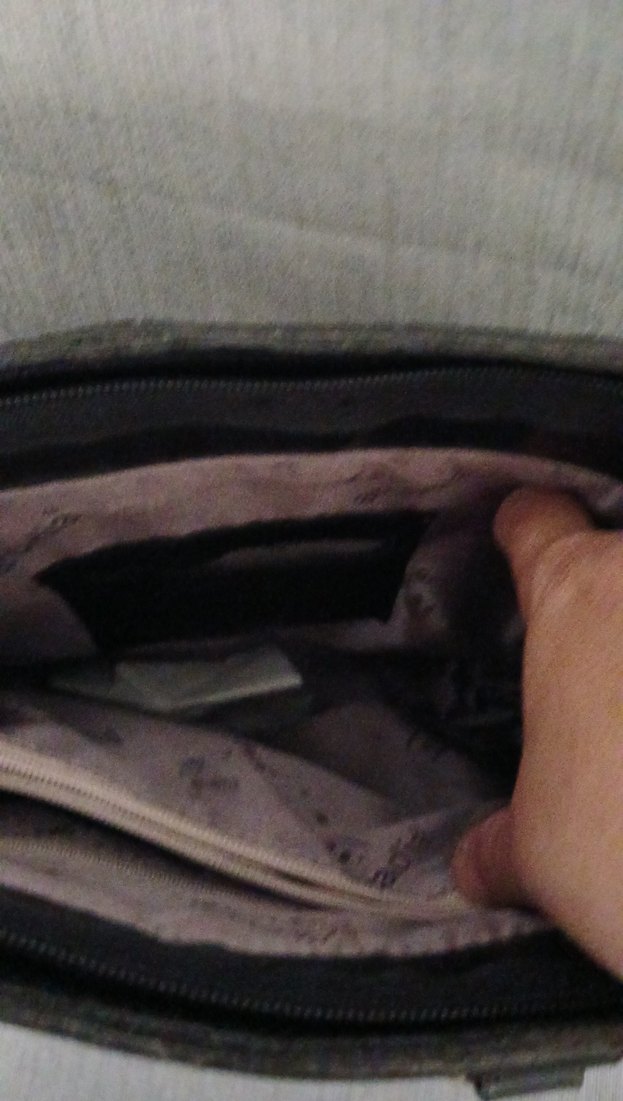 Klasik Siyah Deri Yılan Desenli Kadın Çanta - Görsel 4