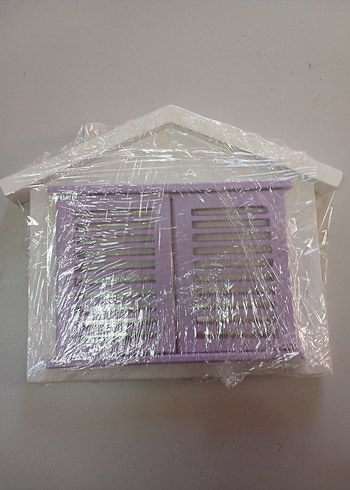 Pembe Pencere Tasarımlı Dekoratif Ev Süsü - Görsel 2