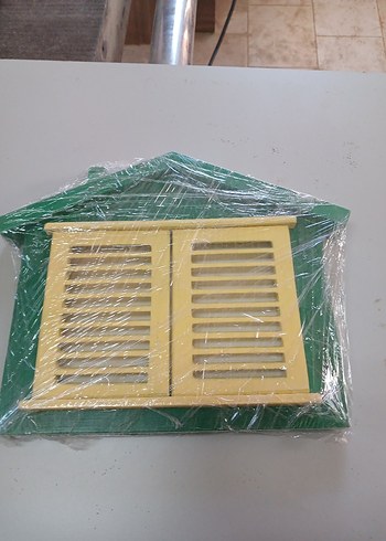 Pembe Pencere Tasarımlı Dekoratif Ev Süsü - Görsel 5