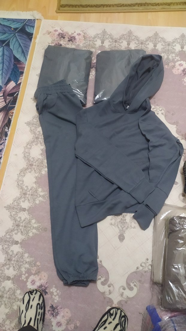 Gri Kadın eşofman takımı 40 beden - Görsel 3