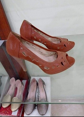 VKS Shoes 40 numara taba rengi ayakkabı 