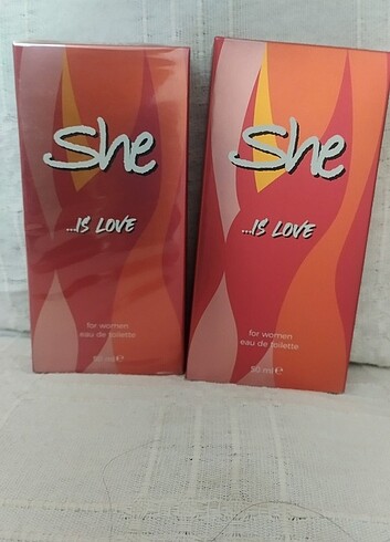 She is love parfüm 2 li set 
