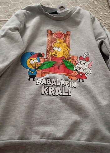 7 Yaş Beden Kral Sakir Sweat