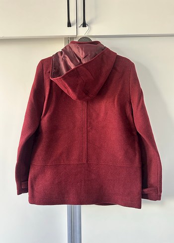 36 Beden bordo Renk Bordo Fermuarlı Kadın Ceket