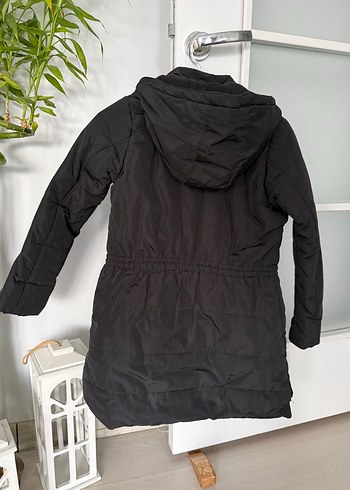 Siyah Kız Çocuk Montu 10-11 yaş - Görsel 2