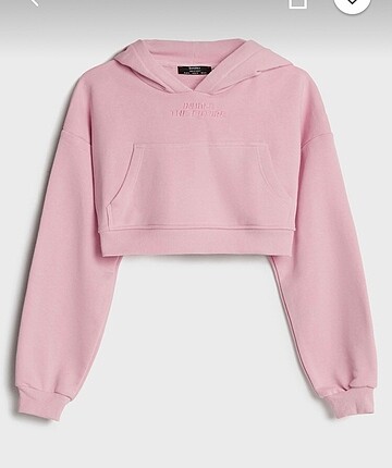 Bershka crop sweat