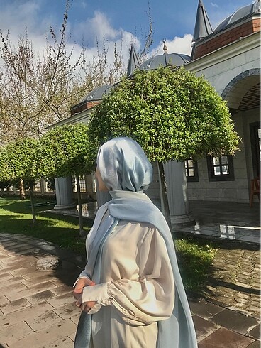 Mavi-Yeşil Şal