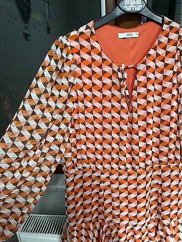 LC Waikiki Turuncu elbise
