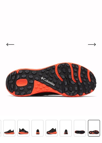 Columbia konos TRS Turuncu Siyah Spor Ayakkabı - Görsel 2
