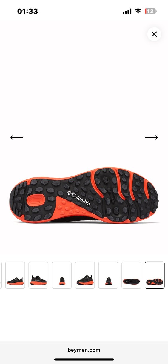 Columbia konos TRS Turuncu Siyah Spor Ayakkabı - Görsel 2