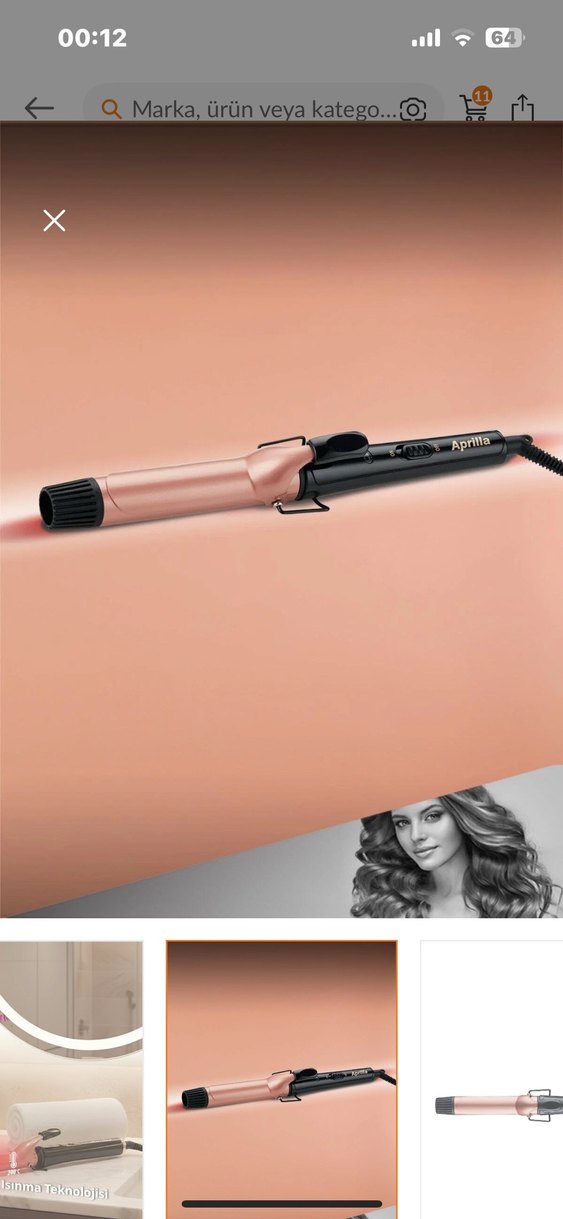 Aprilla AHS-2050 Bukle Maşası Siyah - Görsel 2