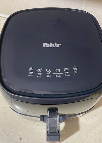 Fakir Siyah Elektrikli Fritöz ve Izgara