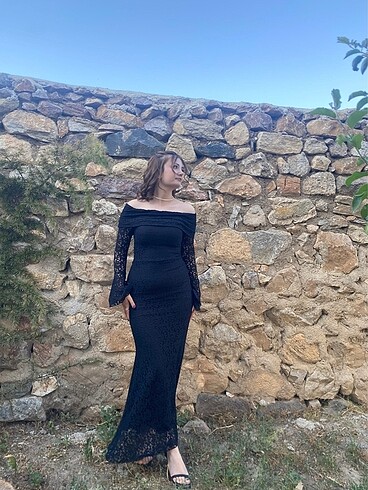 m Beden siyah Renk Abiye