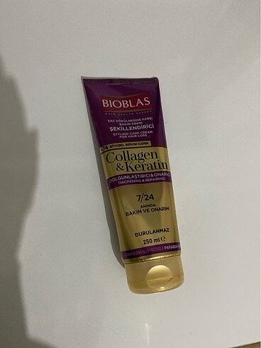 Bıoblas collagen keratin saç kremi şekillendirici