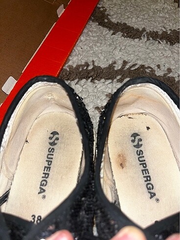 38 Beden siyah Renk Siyah pullu superga