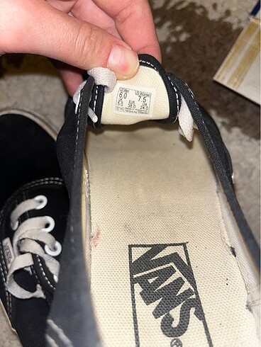 38 Beden Vans authentic siyah platform