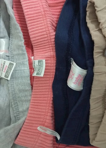 9-12 Ay Beden Kız Çocuk Basic Pamuklu Taytlar
