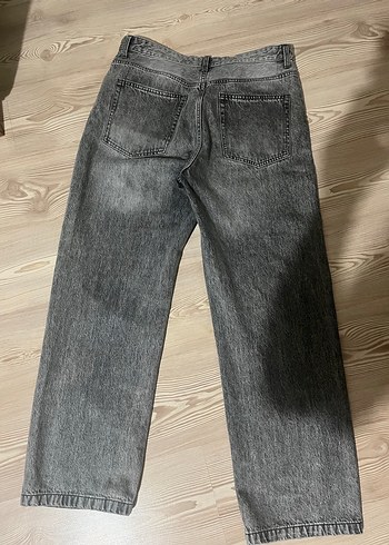 Açık Gri Bershka Baggy Jean 42 beden - Görsel 3