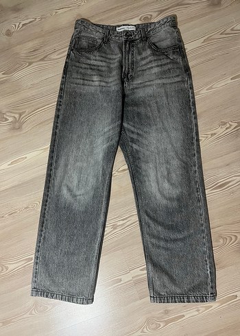 Açık Gri Bershka Baggy Jean 42 beden - Görsel 2