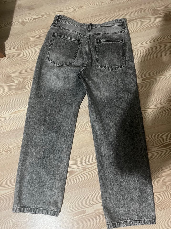Açık Gri Bershka Baggy Jean 42 beden - Görsel 3