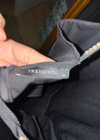 Siyah Kemerli Kadın Uzun Tulum - Görsel 5