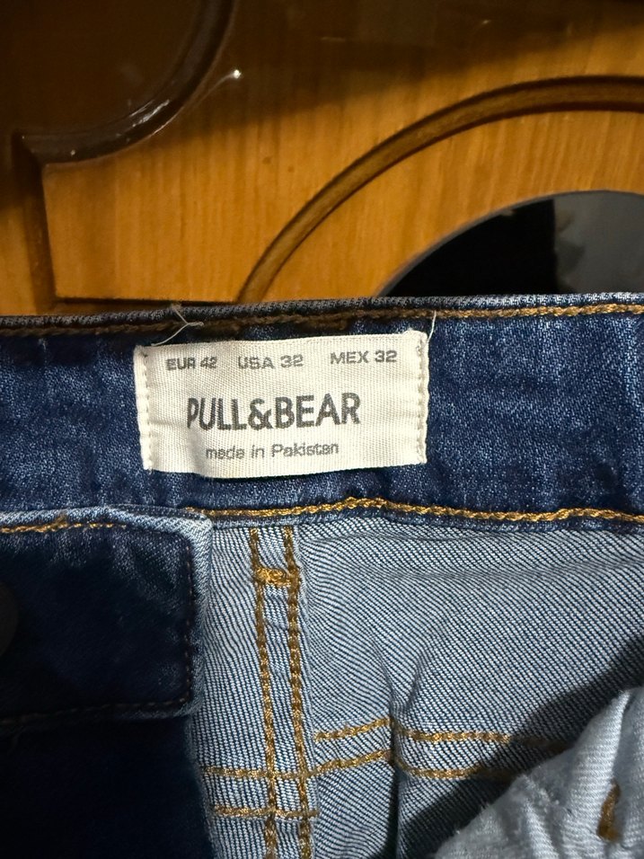 Erkek Mavi Kot Şort - Görsel 2