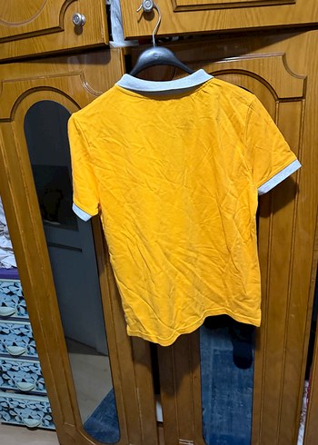 Sarı Düğmeli Erkek Polo Tişört - Görsel 2