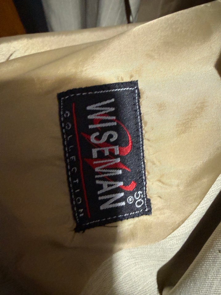 Bej Erkek Düğmeli Ceket, Normal Boy, Klasik Kesim - Görsel 2