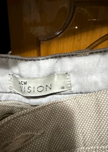 Bej Pamuklu Erkek Günlük Pantolon - Görsel 2