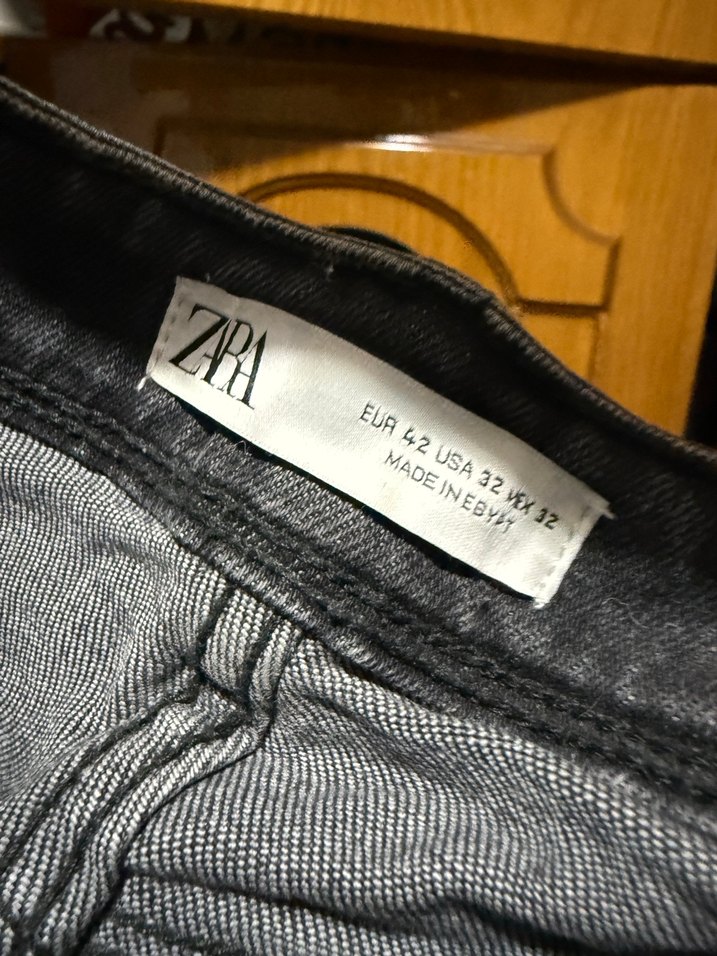 Gri Erkek Bol Kesim Kot Pantolon - Görsel 2