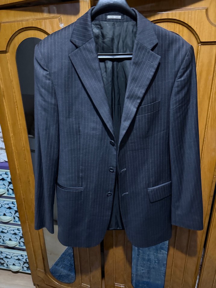 Giovanni Fabroni %100 Yün Bej Erkek Ceket - Görsel 2