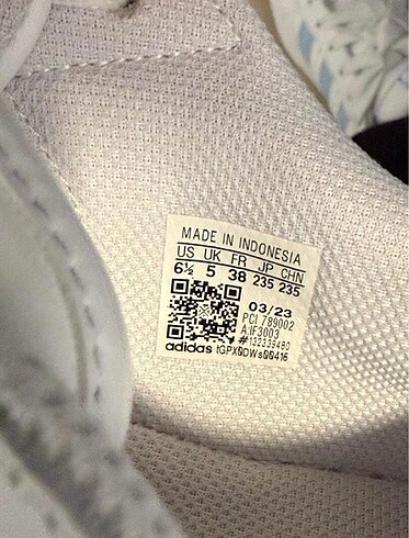 38 Beden beyaz Renk Adidas süperstar