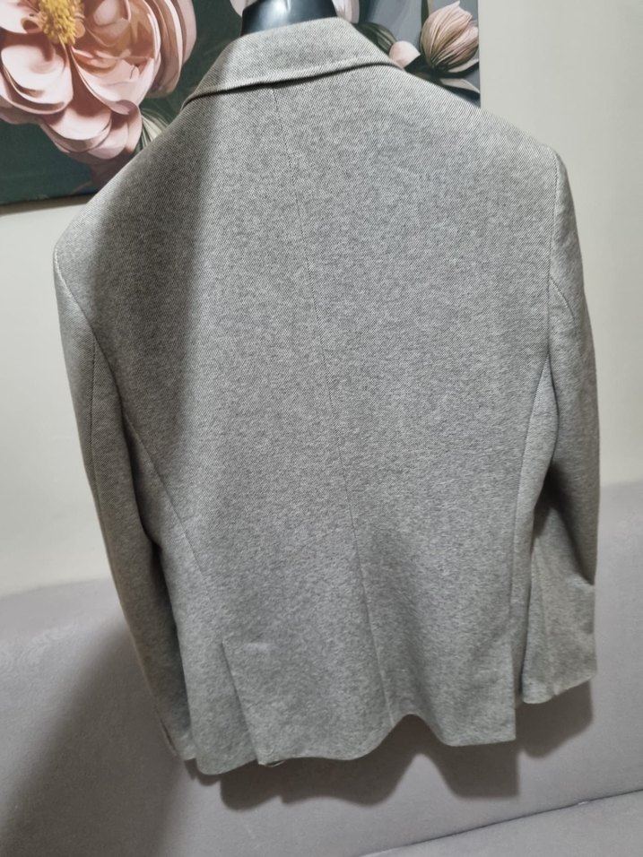 Gri Düz Desenli Erkek Ceketi - Görsel 3