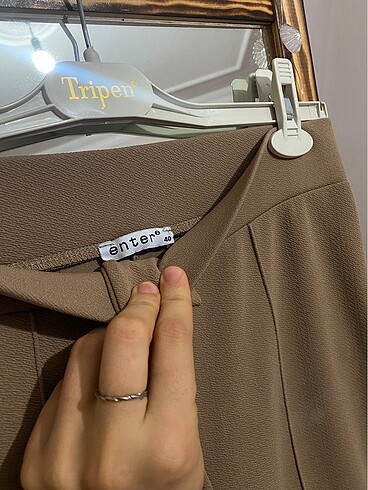 Diğer İspanyol paça pantolon camel