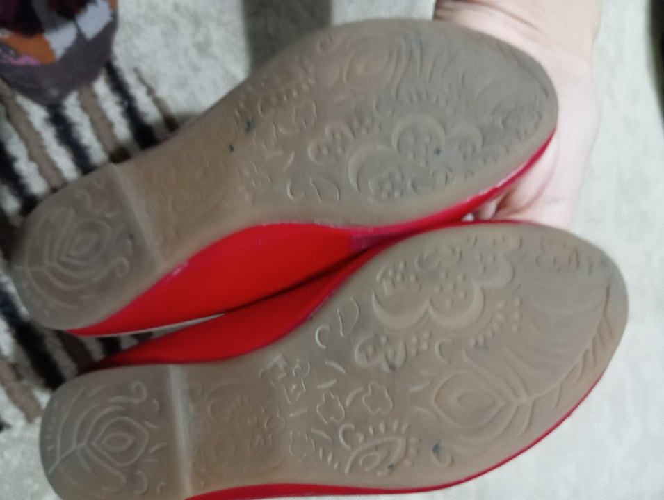 Kız Çocuk Kırmızı Minnie Mouse Babet - Görsel 5