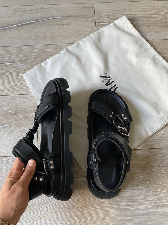 Zara Limited Gladyatör Sandalet - Görsel 4