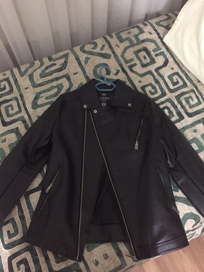Siyah Deri Ceket - Görsel 2