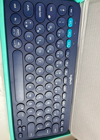  Beden Logitech Mavi Karanlık Klavye
