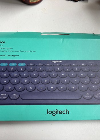 Logitech Mavi Karanlık Klavye