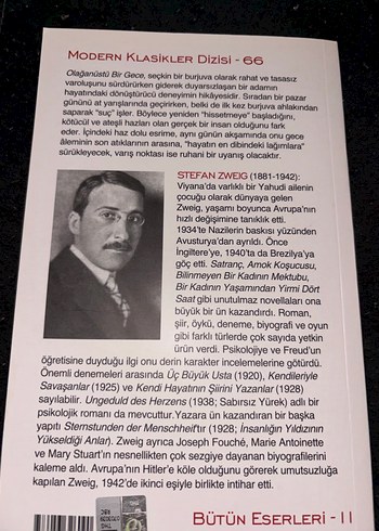 Olağanüstü Bir Gece - Stefan Zweig - Görsel 2
