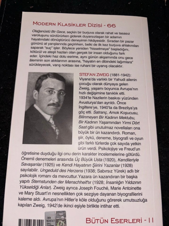 Olağanüstü Bir Gece - Stefan Zweig - Görsel 2