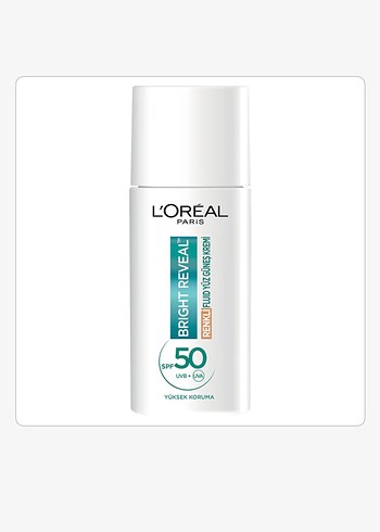 L'Oréal Bright Reveal SPF 50+ Orta Tonlu Güneş Kremi - Görsel 2
